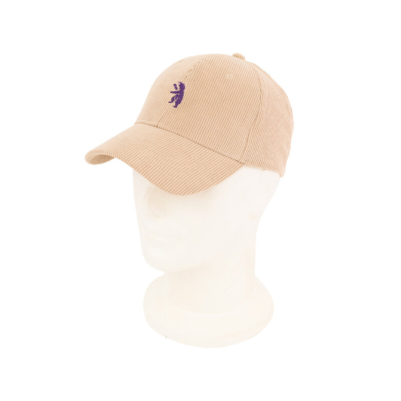 Beershot Purple bear ribbed cap