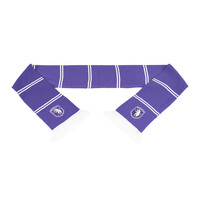 Beerschot Paarse Blokkensjaal - Dun Gestreept
