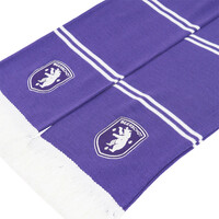 Beerschot Paarse Blokkensjaal - Dun Gestreept