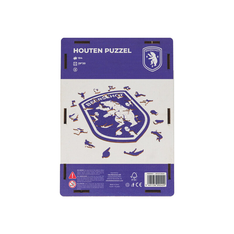 Beershot Beerschot Houten Puzzel