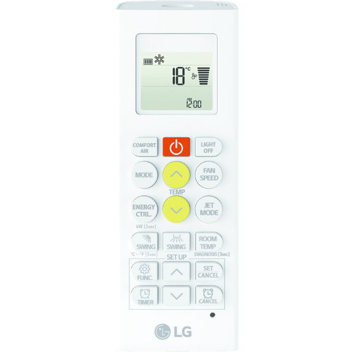 LG LG AC09BH Black Mirror 2,5 kW (inclusief Wifi en UV-Nano) Airco en Montage