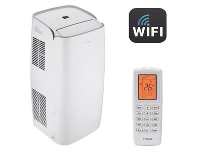 Mobiele airco met Wifi module 3,5kW verrijdbaar