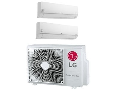 LG LG Multisplit 4,7 kW met 2x wandmodel 2,5 kW Airco en Montage