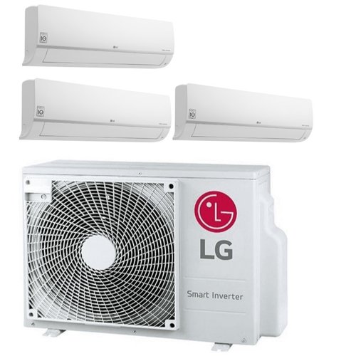 LG LG Multisplit MU3R21 7,3 kW met 3x LG PC09SQ 2,5 kW Airco en Montage