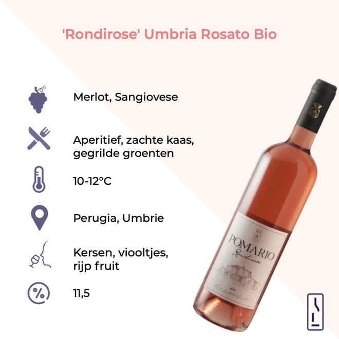 ‘Rondirose’ Umbria Rosato Bio