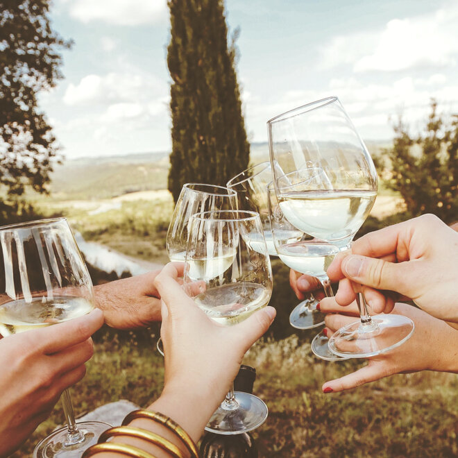 Luxe Wijnpakket Wit  +  Digitale Wijnproeverij