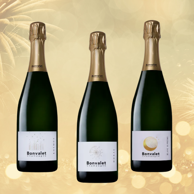 Champagne Bonvalet Proefpakket 3-pack