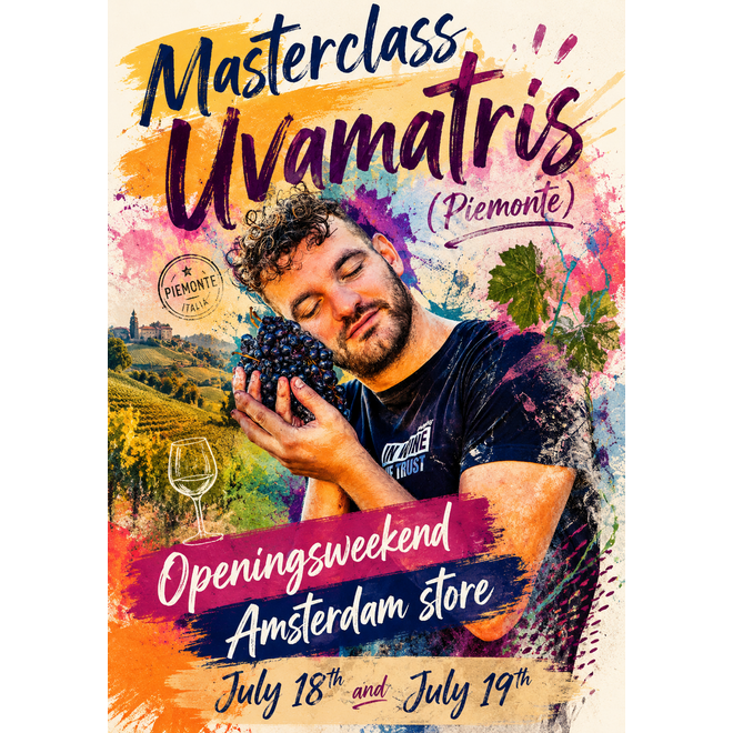 Masterclass Uvamatris (Piemonte) - 18 en 19 juli in Amsterdam