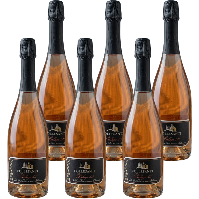 Collesanti Perlage 50 Rosé Pas Dosé Metodo Classico Sangiovese