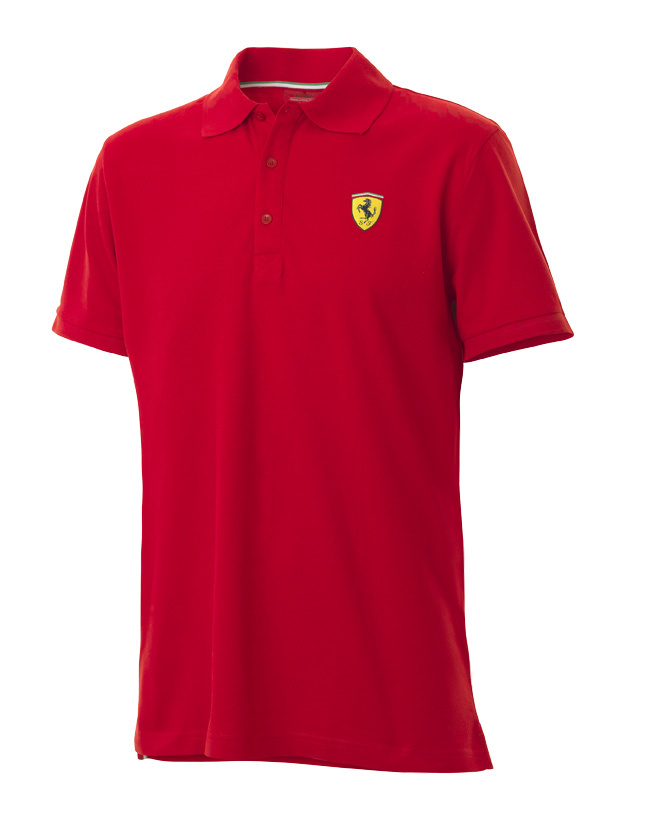 'Kids' Scuderia Ferrari Classic Polo Red