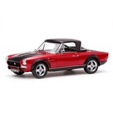 Schaalmodel 1:18 Fiat Spider CSA 1972 rood/zwart Sunstar
