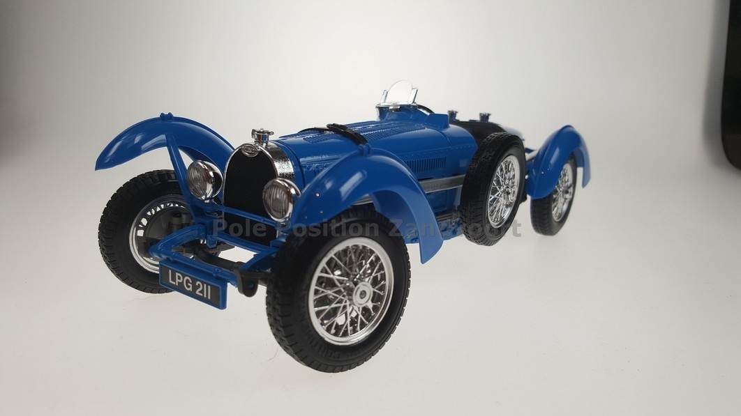 Schaalmodel 1:18 Bugatti T59 Blauw Bburago