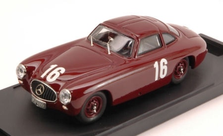 Schaalmodel 1:43 Mercedes-Benz 300 SL GP Bern 1952 R. Caracciola Max Models