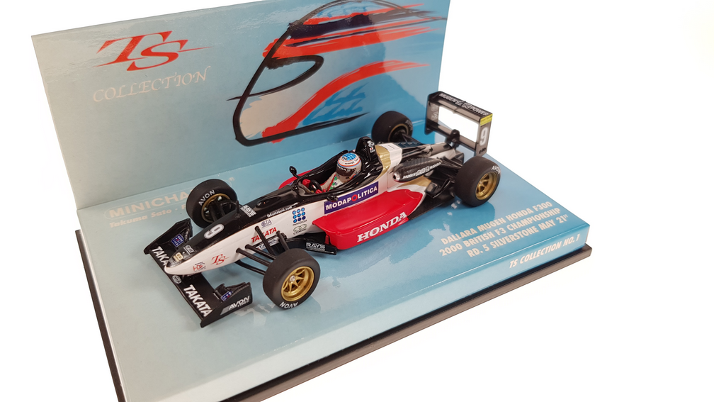 Schaalmodel 1:43 Dallara Mugen Honda F300 #9 Takuma Sato First F3 Win Minichamps