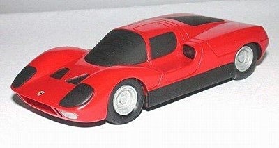Schaalmodel 1:43 Abarth T 140 Rood Tron Club