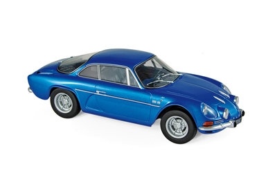 Schaalmodel 1:18 Alpine Renault A110 1600S 1971 blue Norev