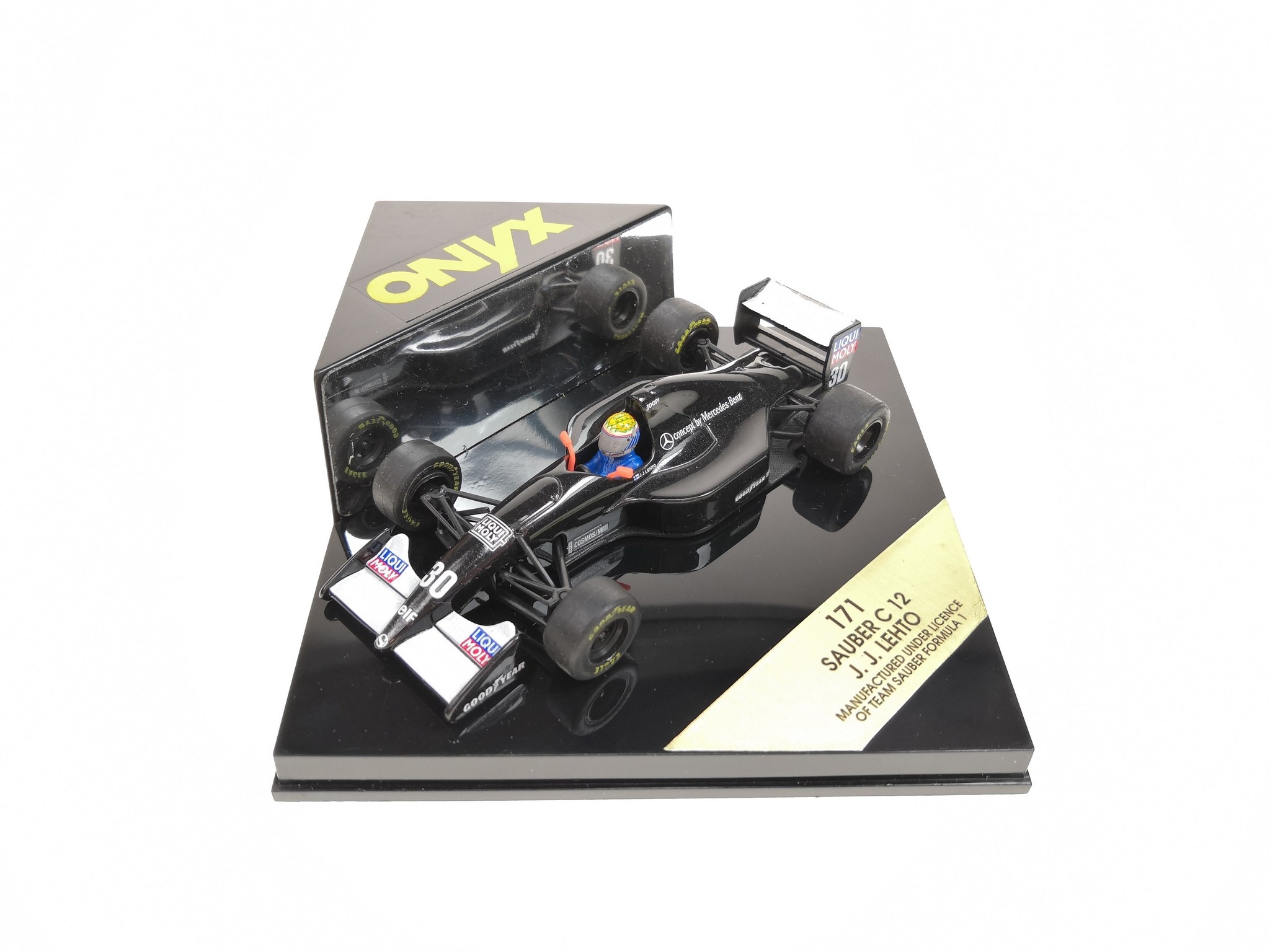 Schaalmodel 1:43 Sauber C 12 #30 J. J. Letho Onyx