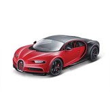 Schaalmodel 1:18 Bugatti Chiron Sport Rood/Zwart Bburago