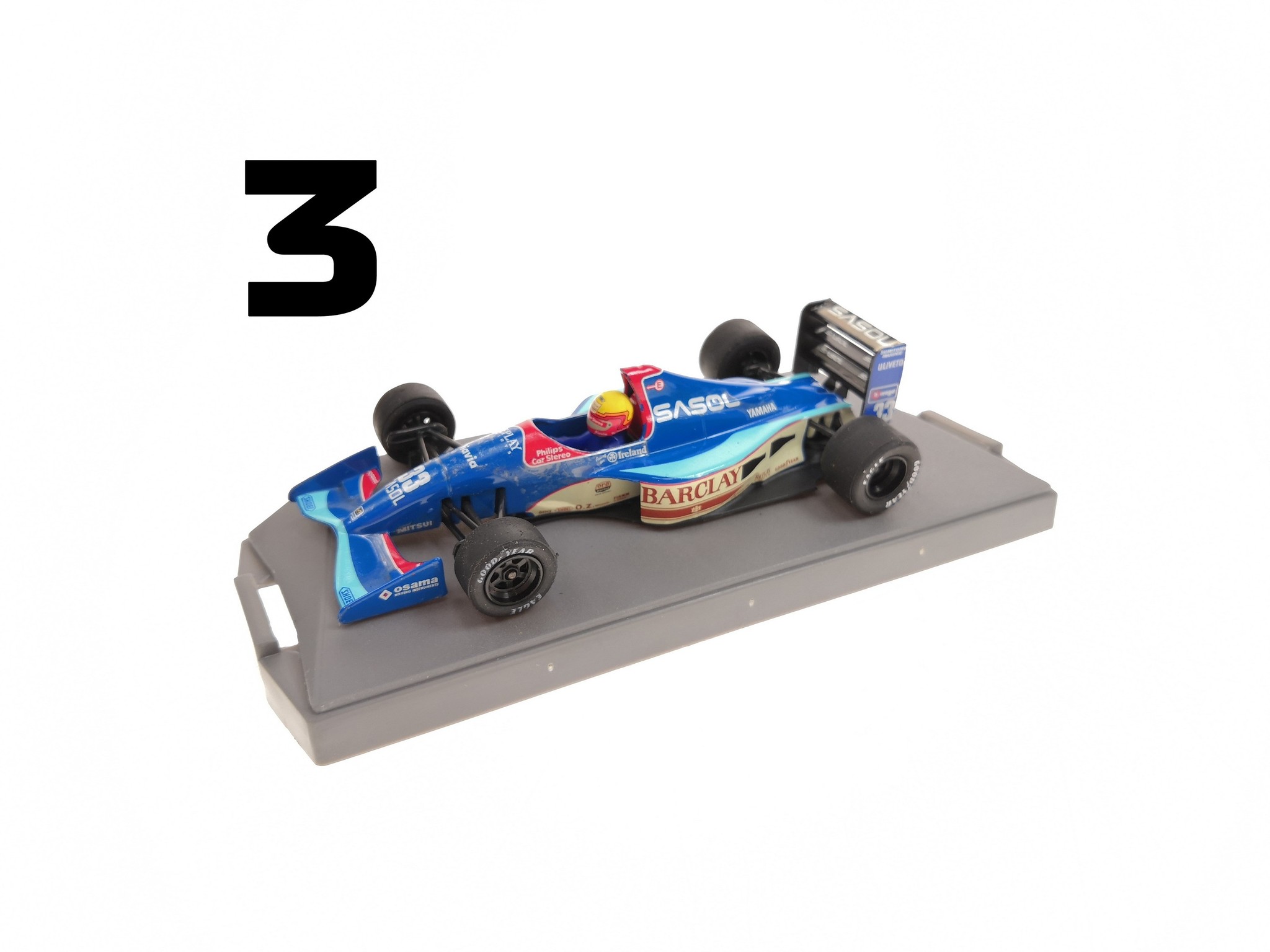 Schaalmodel 1:43 Jordan Sasol 192 #33 Mauricio Gugelmin (3) Onyx