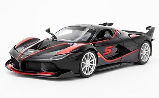 Schaalmodel 1:18 Ferrari FXX K 'Black' #5 Bburago