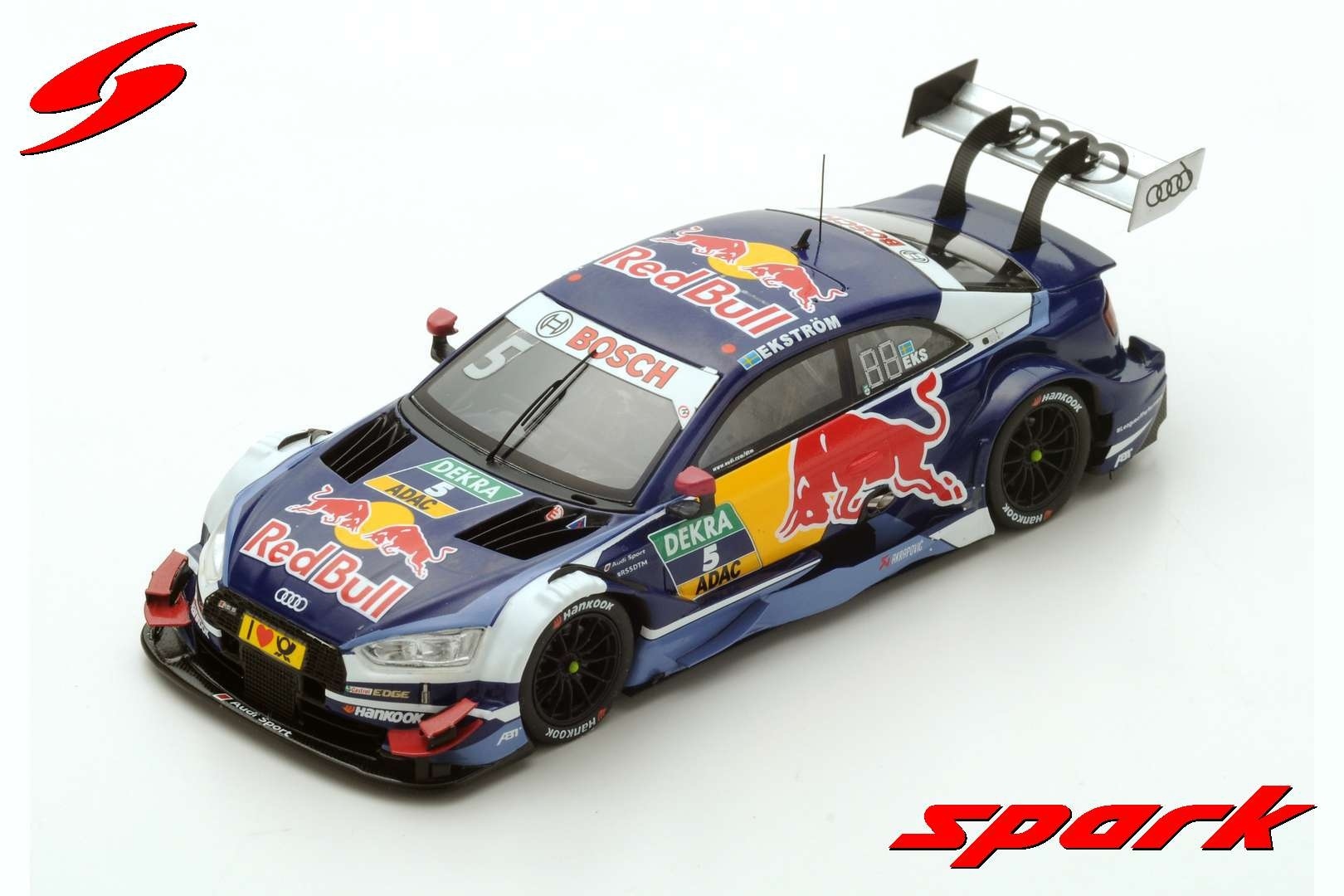 Schaalmodel 1:43 Audi RS5 DTM Audi Sport Team ABT Sportsline - #5 Matthias Ekström Spark
