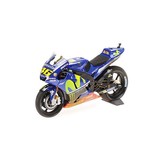 Schaalmodel 1:12 Yamaha YZR-M1 #46 Valentino Rossi Malaysian GP 2017 Dirty Version  Minichamps