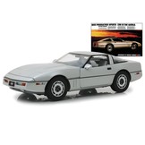 Schaalmodel 1:18 Chevrolet Corvette C4 1984 "Vintage Ad Cars" Zilver GreenLight