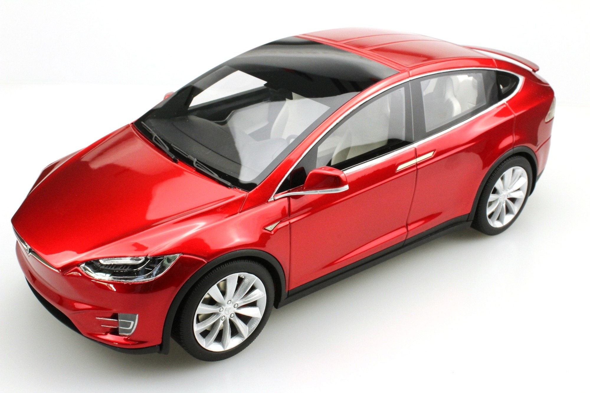 Schaalmodel 1:18 Tesla Model X 2016 Rood LS Collectibles