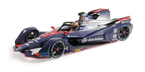 Schaalmodel 1:18 Envision Virgin Racing, Formule E Season 2018/ '19 #4 Robin Frijns Minichamps