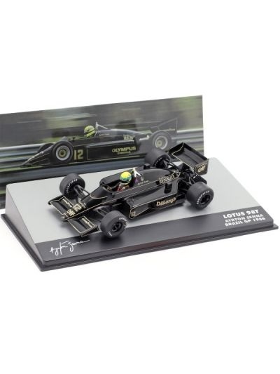Schaalmodel 1:43 Lotus 98T #12 Ayrton Senna Brasilian GP Atlas