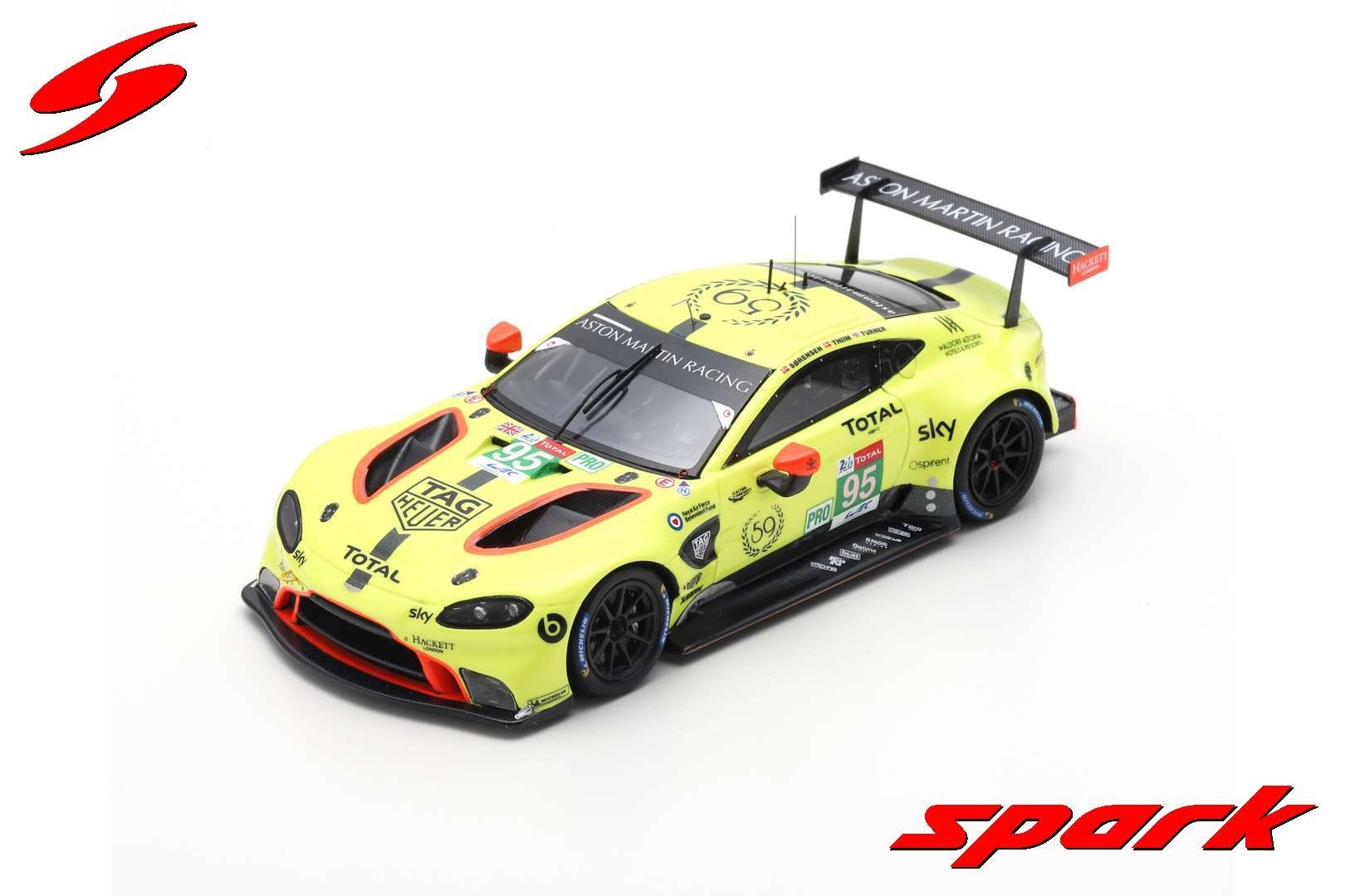 Schaalmodel 1:43 Aston Martin Vantage GTE #95 AMR Pole Position LMGTE Pro Class - 24H Le Mans 2019 Spark