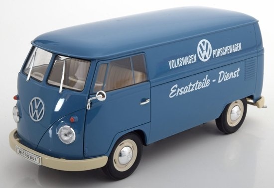 Schaalmodel 1:18 Volkswagen T1 Bus Ersatzteile - Dienst Welly
