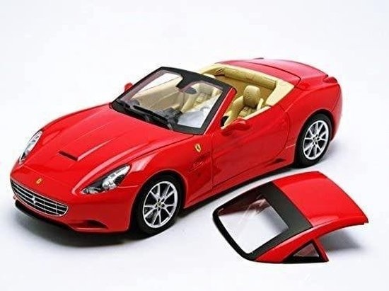 Schaalmodel 1:18 Ferrari California Rood Hotwheels