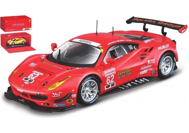 Scalemodel 1:43 Ferrari 488 GTE #62 2017 Risi Competizione Bburago