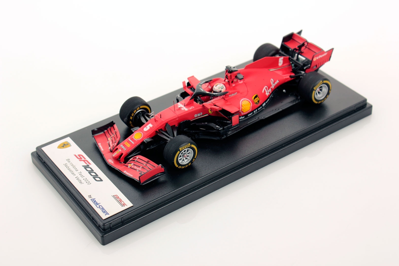 Modellauto 1:43 Ferrari SF1000 #5 Sebastian Vettel Barcelona Test 2020 Looksmart