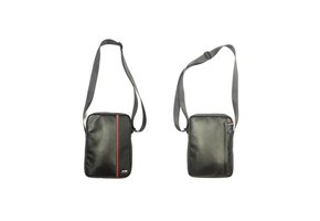 BMW Tablet Bag Leather Carbon Effect & Red Stripe