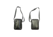 BMW Tablet Bag Leather Carbon Effect & Blue Stripe