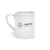 Mercedes AMG Logo Becher Weiß