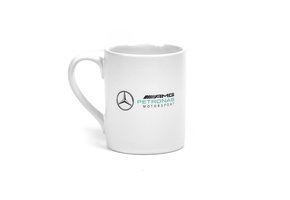 Mercedes AMG Logo Becher Weiß