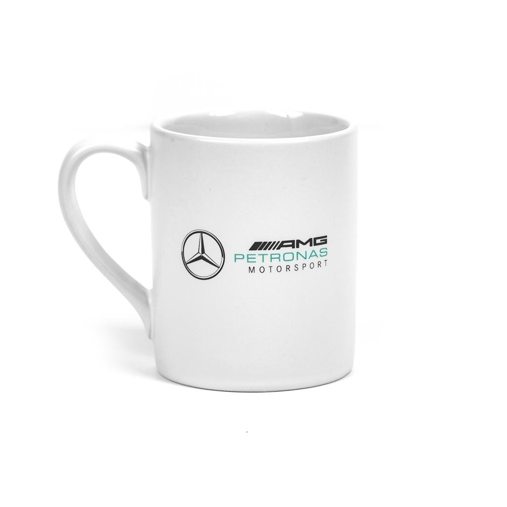 Mercedes AMG Logo Becher Weiß