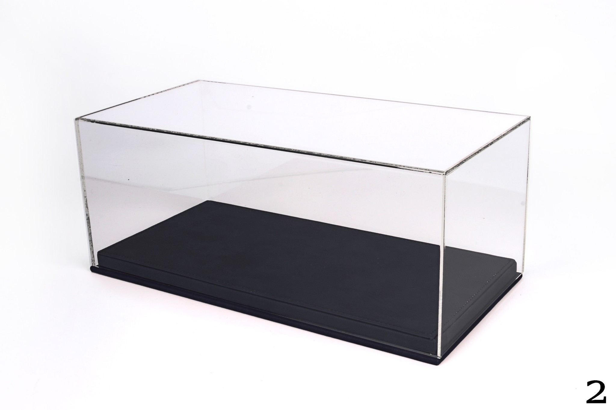 Display 1:18 BBR Models Leder zwart met zwarte stiksels