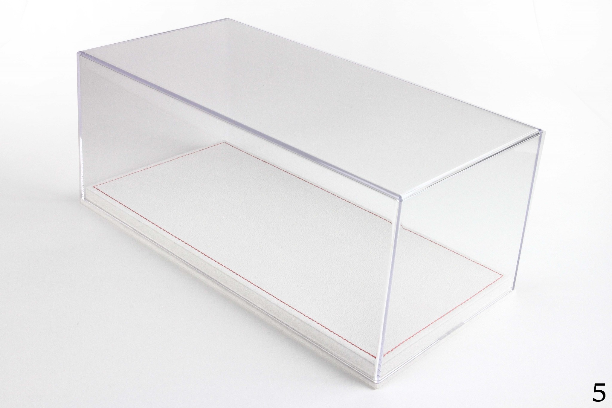 Display 1:18 BBR Models Alcantara licht beige met rode stiksels