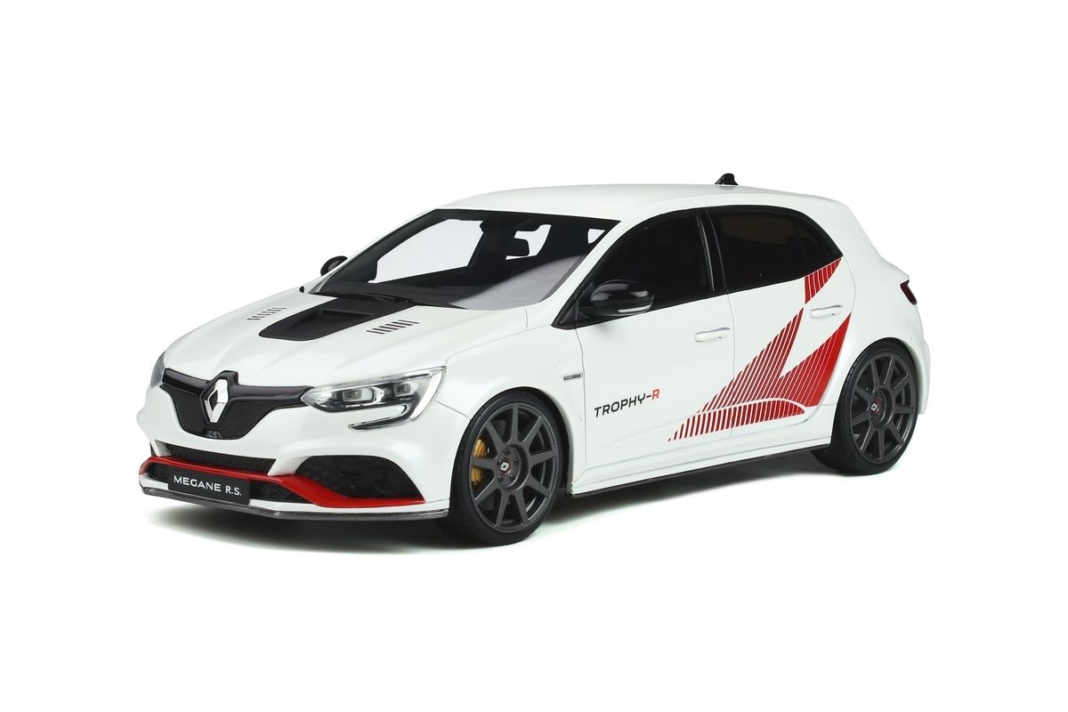 Scale Model 1:18 Renault Megane Trophy R Carbon Pack White OttoMobile