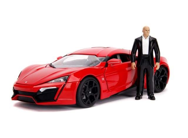 Schaalmodel 1:18 W Motors Lykan Hypersport 'Fast & Furious' - Met figuur Jada Toys