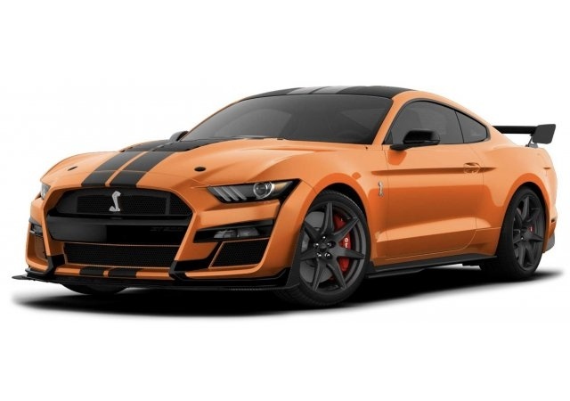 Scale Model 1:18 Ford Mustang Shelby GT500 Orange Maisto