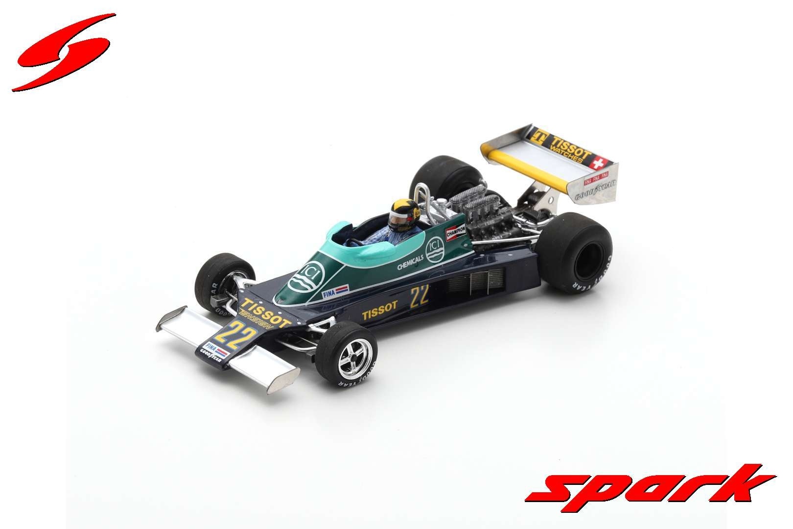 Schaalmodel 1:43 Ensign N177 #22 Derek Daly 'Dutch GP 1978' Spark