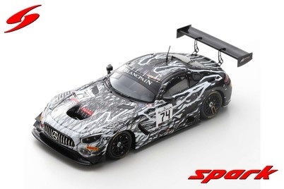 Schaalmodel 1:43 Mercedes AMG GT3 'RAM Racing' #74 2nd Pro-AM Class 24H of Spa 2019 Spark