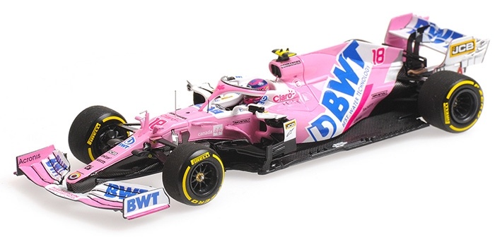 Scalemodel 1:43 BWT Racing Point RP20 #18 Lance Stroll 'Styrian GP 2020' Minichamps