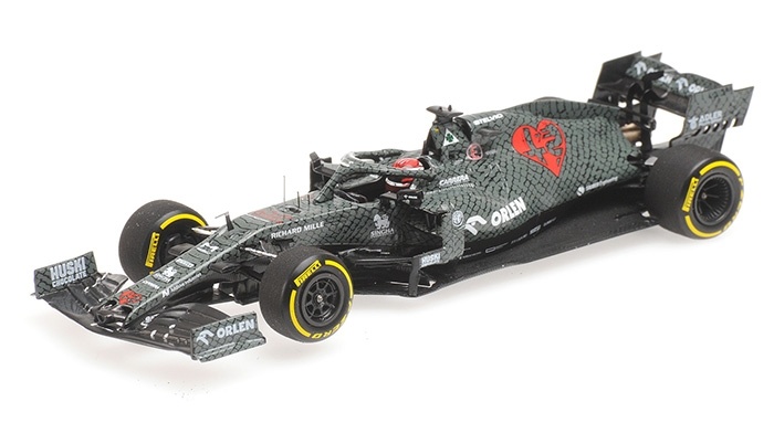 Modellauto 1:43 Alfa Romeo C39 Kimi Raikkonen 'Valentine Livery 2020' Minichamps