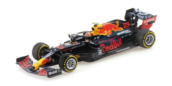 Schaalmodel 1:43 Red Bull RB16 #23 Alexander Albon '4th Place Styrian GP' Minichamps